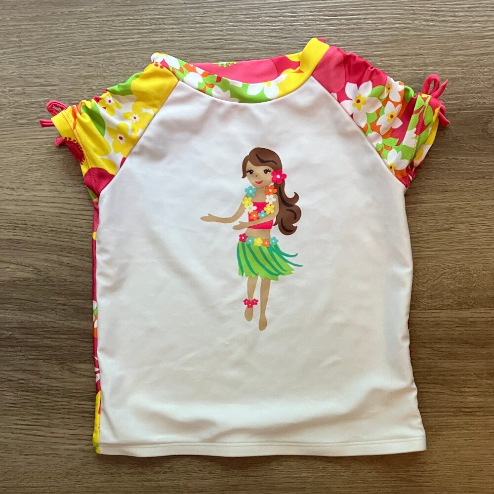 Vintage Gymboree Hula Girl Rash Guard